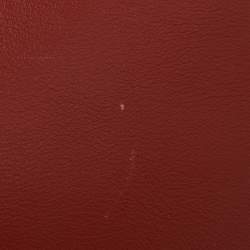Pre Owned Fendi Burnt Red Leather Small By The Way Shoulder Bag