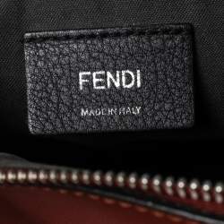 Pre Owned Fendi Burnt Red Leather Small By The Way Shoulder Bag