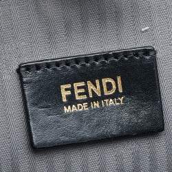 Pre Owned Fendi Grey Leather Mini 2Jours Tote