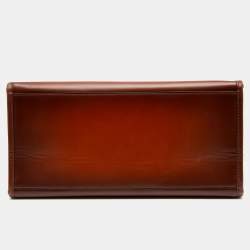 Pre Owned حقيبة يد توتس فندي شوبر صن شاين  جلد بني كبيرة