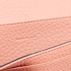 مملوكة مسبقًا Fendi Peach Selleria Leather Peekaboo Wallet