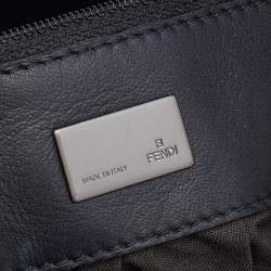 Pre Owned Fendi Black Leather To You Clutch Bag