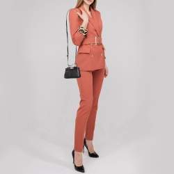 مملوكة مسبقًا Fendi Black Leather Micro Peekaboo Crossbody Bag