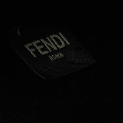 Pre Owned Fend Brown/Black Zucca Coated Canvas Peekaboo Defender Cover