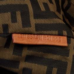 Pre Owned Fendi Tan Textured Leather Spy Bag