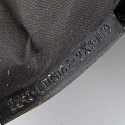 Pre Owned Fendi Brown/Gold Glitter Leather Medium Du Jour Satchel