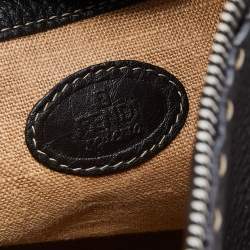 Fendi Dark Brown Selleria Leather Messenger Bag