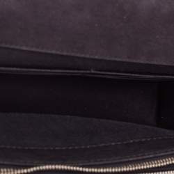 Pre Owned Fendi Black Leather Karlito Wallet on Chain Bag