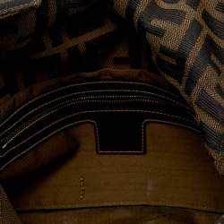 مملوكة مسبقًا Fendi Tobacco Zucca Canvas and Leather Baguette Bag