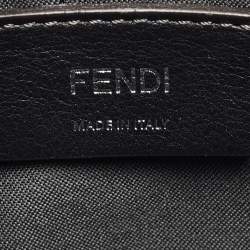 Fendi Off White Leather Mini By The Way Flowerland Crossbody Bag