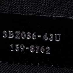 Pre Owned Fendi Black Nylon Mini Monster Studded Backpack