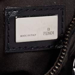 Pre Owned حقيبة فندي فوريفر باوليتو جلد وكانفاس زوكينو أسود 