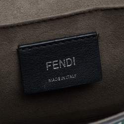 Pre Owned حقيبة كتف فندي كان I جلد بيج / أخضر