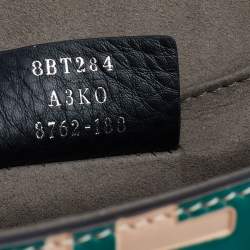 Pre Owned حقيبة كتف فندي كان I جلد بيج / أخضر