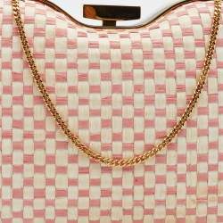 Pre Owned Fendi Multicolor Leather Giano Box Clutch