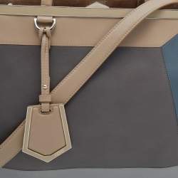 Pre Owned Fendi Multicolor Leather Medium Sac 2jours Elite Tote