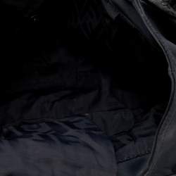 Pre Owned Fendi Black Satin Spy Hobo 