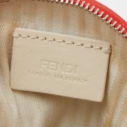 Pre Owned Fendi Multicolor Leather Coin Pouch