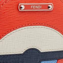 Pre Owned Fendi Multicolor Leather Coin Pouch