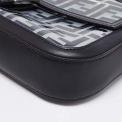 Pre Owned حقيبة كروس فندي جلد وبي في سي زوكا أسود 