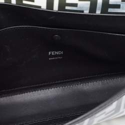 Pre Owned حقيبة كروس فندي جلد وبي في سي زوكا أسود 