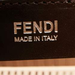 Pre Owned Fendi Tri Color Leather Medium 2Jours Tote
