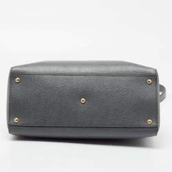 Pre Owned Fendi Grey Leather Medium 2jours Tote