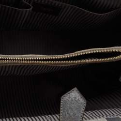 Pre Owned Fendi Grey Leather Medium 2jours Tote