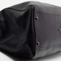 Pre Owned حقيبة فندي بيكابو جلد سوداء بيد علوية كبيرة