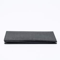 مملوكة مسبقًا Fendi Black Zucca Coated Canvas Bifold Continental Wallet