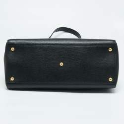 Pre Owned Fendi Black Leather Medium 2jours Tote
