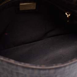 Pre Owned Fendi Tobacco Zuchinno Coated Canvas Big Mama Forever Shoulder Bag