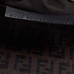 Pre Owned Fendi Tobacco Zuchinno Coated Canvas Big Mama Forever Shoulder Bag