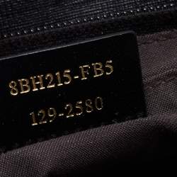 Pre Owned Fend Black Zucchino Coated Canvas and Leather Superstar Shopper Tote