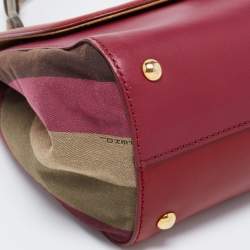 Fendi Multicolor Penguin Stripe Canvas and Leather Silvana Top Handle Bag