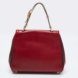Fendi Multicolor Penguin Stripe Canvas and Leather Silvana Top Handle Bag