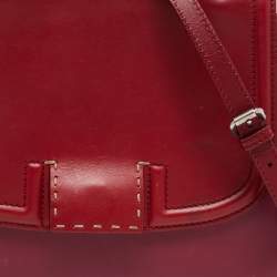 Fendi Multicolor Penguin Stripe Canvas and Leather Silvana Top Handle Bag