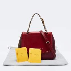 Fendi Multicolor Penguin Stripe Canvas and Leather Silvana Top Handle Bag