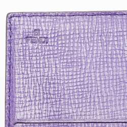 Pre Owned Fendi Tobacco Zucca Coated Canvas Flap Continental Wallet