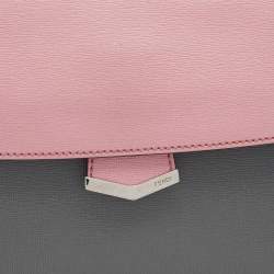 Pre Owned Fendi Multicolor Leather Small Demi Jour Top Handle Bag