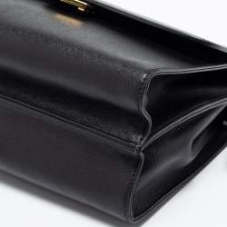 Pre Owned Fendi Black Leather Demi Jour Shoulder Bag