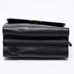 Pre Owned Fendi Black Leather Demi Jour Shoulder Bag