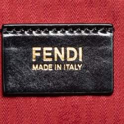 Pre Owned Fendi Burgundy Leather Medium 2jours Tote