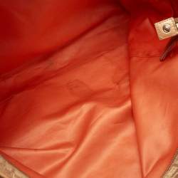 Pre Owned Fendi Multicolor Zucca Fabric and Leather Roll Shopper Tote