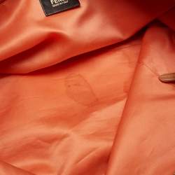 Pre Owned Fendi Multicolor Zucca Fabric and Leather Roll Shopper Tote