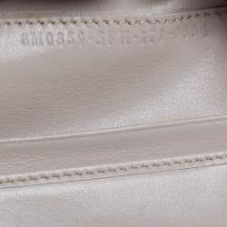 Pre Owned Fendi Burgundy Leather Peekaboo Compact Wallet