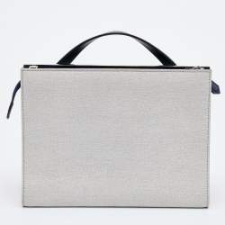 Pre Owned Fendi Multicolor Leather Small Demi Jour Top Handle Bag