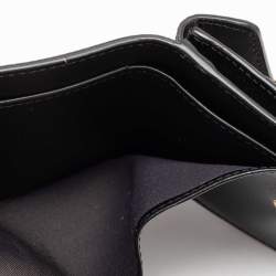 Pre Owned محفظة فندي أف إيز فندي جلد زوكا بني / أ سود طية ثلاثية 