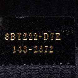 Pre Owned Fendi Black Leather Small Demi Jour Top Handle Bag