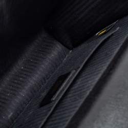 Pre Owned Fendi Black Leather Small Demi Jour Top Handle Bag